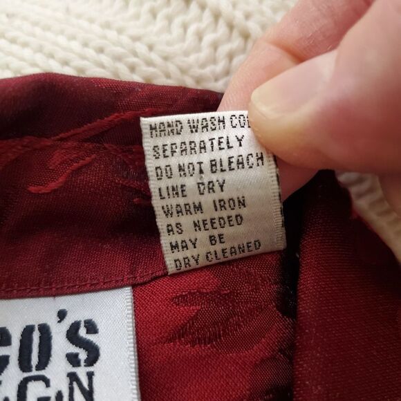 Chico's Design Silk Blend Button Down Shirt Sz Med - Picture 11 of 11